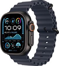 Умные часы Apple Watch Ultra 2 LTE 49 мм (титановый корпус, черный/темно-синий, ремешок из эластомера) Умные часы Apple Watch Ultra 2 LTE 49 мм (титановый корпус, черный/темно-синий, ремешок из эластомера)