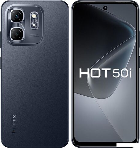 Смартфон Infinix Hot 50i X6531B 4GB/128GB (изящный черный)