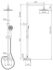 Душевая система  Ledeme L2403