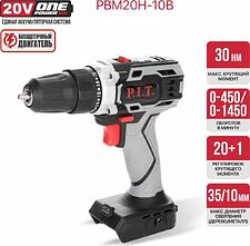Дрель-шуруповерт P.I.T. PBM20H-10B Solo (без АКБ)