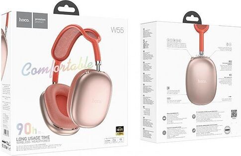 Наушники Hoco W55 (розовый)