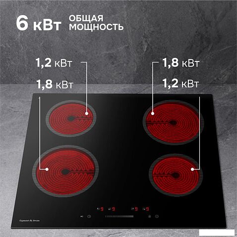 Варочная панель Zigmund & Shtain CN 52.6 B