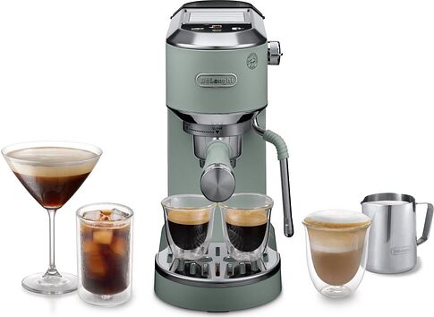 Рожковая кофеварка DeLonghi Dedica EC890.GR