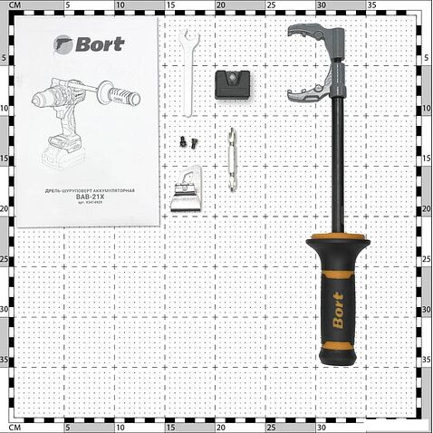 Ударная дрель-шуруповерт Bort BAB-21X 93414929 (без АКБ)