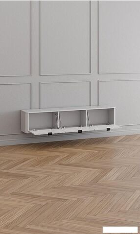 Тумба Arvento Rondo навесная 3D (белый/эко джелато)