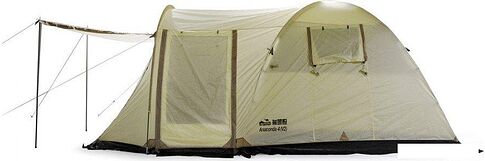 Кемпинговая палатка TRAMP Anaconda 4 v2 (песочный)