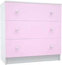 Комод МДК Феникс КМ1Ф-СР с 3 ящиками 820x800x418 (светло-розовый) Комод МДК Феникс КМ1Ф-СР с 3 ящиками 820x800x418 (светло-розовый)