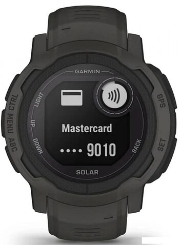 Умные часы Garmin Instinct 2 Solar (черный)