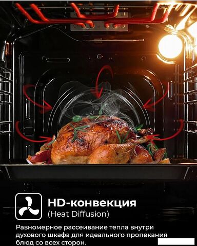 Электрический духовой шкаф LEX EDM 4570 BBL