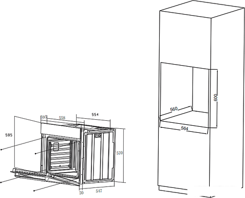 Электрический духовой шкаф Haier HOX-C09ATQBB