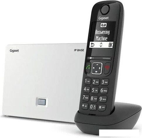 IP-телефон Gigaset AS690A Ip Base (черный)