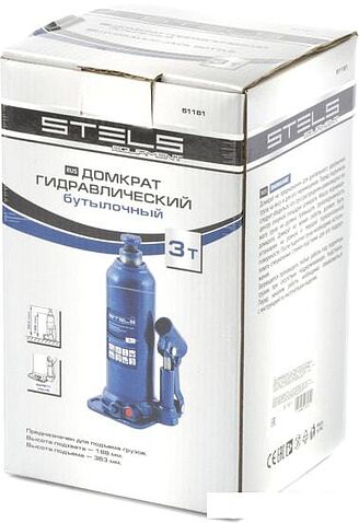 Бутылочный домкрат Stels 51161 3т