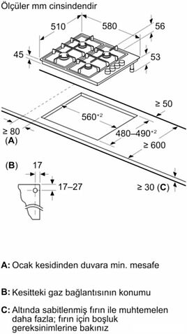 Варочная панель Bosch PBP6C2K80O