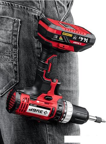 Дрель-шуруповерт Зубр Мастер ДШЛ-145-22 (с 2-мя АКБ, кейс)