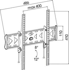 Кронштейн Kromax FLAT-4 Кронштейн Kromax FLAT-4