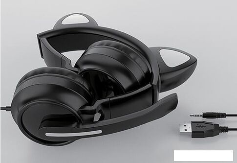 Наушники QUMO Game Cat (черный)