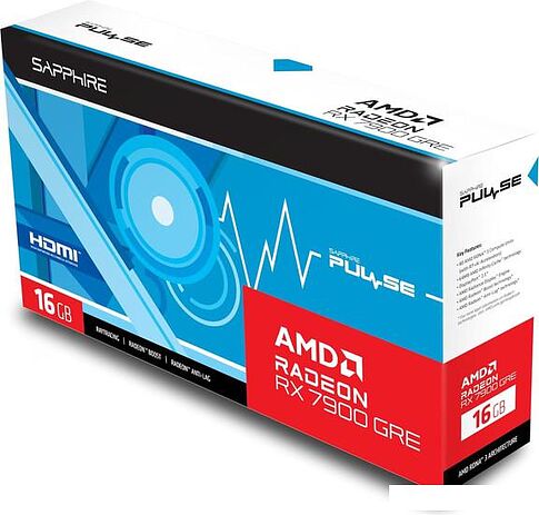 Видеокарта Sapphire Pulse Radeon RX 7900 GRE 16GB 11325-04-20G