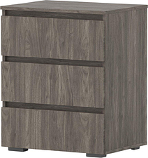 Комод Кортекс-мебель Бари 60 3ш (орех элия/орех элия/дуб сонома)