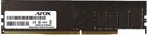 Оперативная память AFOX 16GB DDR4 PC4-25600 AFLD416PS1P Оперативная память AFOX 16GB DDR4 PC4-25600 AFLD416PS1P