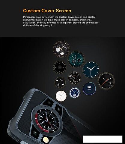 Смартфон Cubot King Kong 9 (черный)