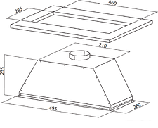 Кухонная вытяжка Oasis VM-50S (V)