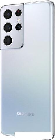 Смартфон Samsung Galaxy S21 Ultra 5G SM-G998B/DS 12GB/128GB Восстановленный by Breezy, грейд A (серебряный фантом)