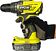 Дрель-шуруповерт Ryobi R18DD3-220S 5133003348 (с 2-мя АКБ 2 Ah, сумка)