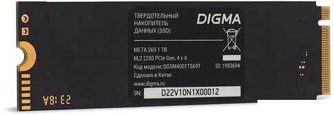 SSD Digma Meta S69 1TB DGSM4001TS69T