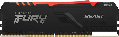 Оперативная память Kingston FURY Beast RGB 2x32GB DDR4 PC4-25600 KF432C16BBAK2/64