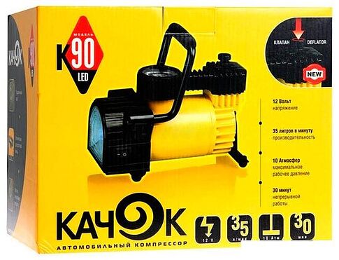 Автомобильный компрессор Качок K90LED