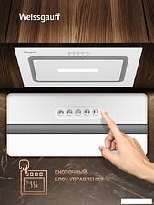 Кухонная вытяжка Weissgauff Aura 452 PB White Glass