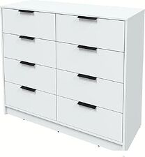 Комод Интерлиния Концепт КТ-К117 (белый платинум/белый платинум)