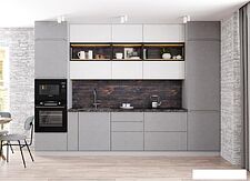 Шкаф напольный ДСВ Тренто СК2 800 (серый/серый)