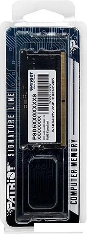Оперативная память Patriot Signature Line 16ГБ DDR5 SODIMM 5200 МГц PSD516G520081S