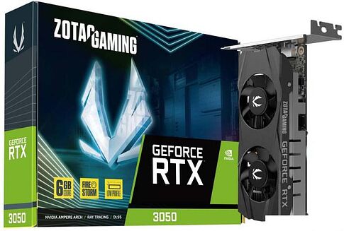 Видеокарта ZOTAC Gaming GeForce RTX 3050 6GB GDDR6 LP ZT-A30510L-10L