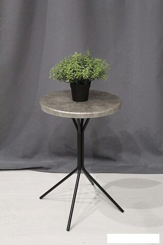 Журнальный столик Sheffilton SHT-CT12-1 (черный муар/лофт медь)