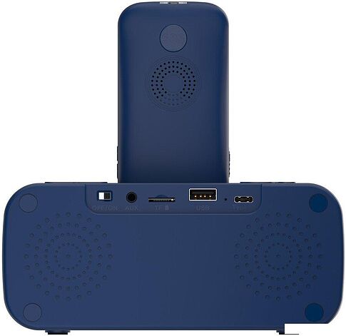 Кнопочный телефон Maxvi RT-03 (синий)