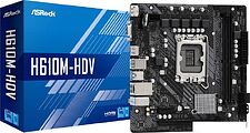 Материнская плата ASRock H610M-HDV Материнская плата ASRock H610M-HDV