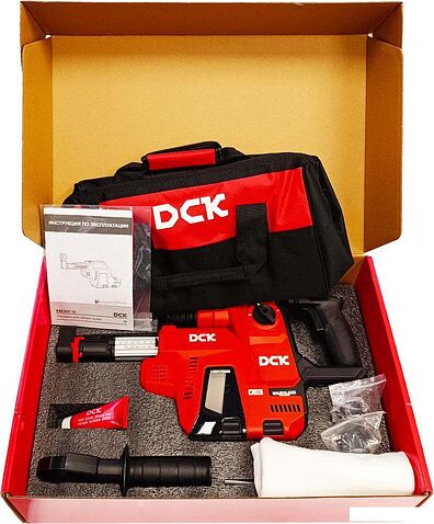 Перфоратор DCK KRH20V-26 Type Z KIT (без АКБ, сумка)