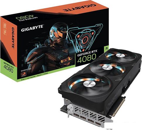 Видеокарта Gigabyte GeForce RTX 4080 16GB Gaming GV-N4080GAMING-16GD