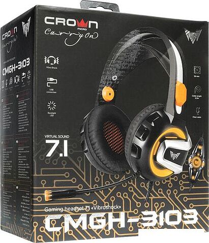 Наушники CrownMicro CMGH-3103