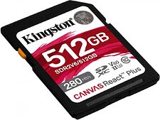 Карта памяти Kingston Canvas React Plus V60 SDXC 512GB