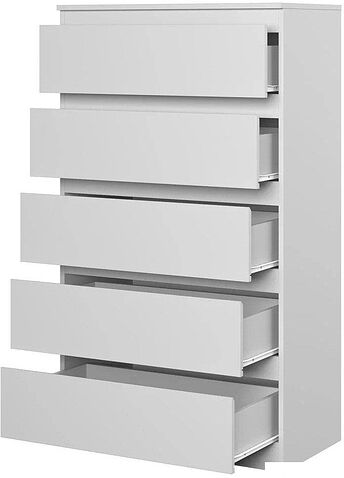 Комод НК-Мебель Stern Т-8 5-я 72676244 (16 мм, белый)