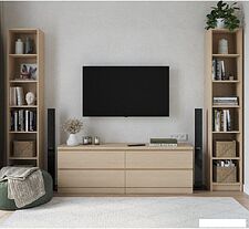 Комод Mio Tesoro Варма 4D (дуб беленый)