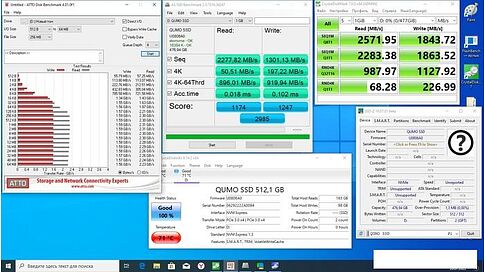 SSD QUMO Novation M2 NVMe 512GB Q3DT-512GSKF-NM2