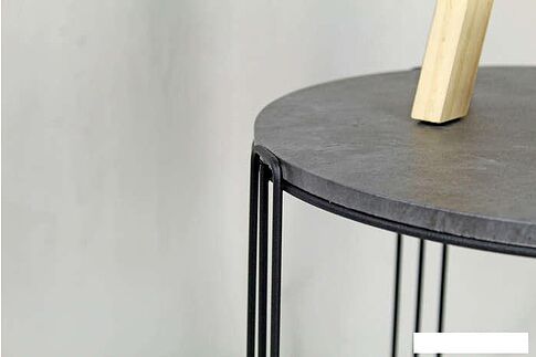 Журнальный столик Sheffilton SHT-CT33 (черный муар/мокрый асфальт)