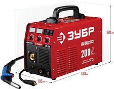 Сварочный инвертор Зубр ПС-200 Сварочный инвертор Зубр ПС-200