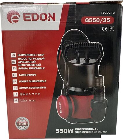 Дренажный насос Edon Q550/35
