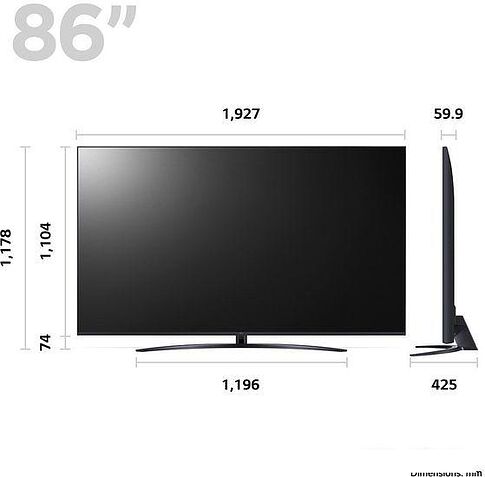 Телевизор LG UR81 86UR81006LA