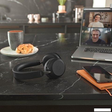 Офисная гарнитура Jabra Evolve2 75 MS Stereo USB-A Desk (черный)